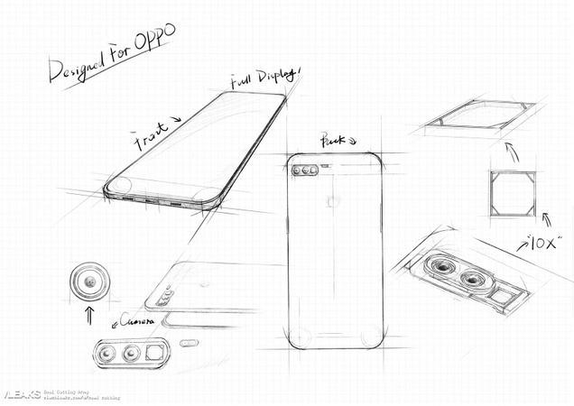 Illustration for article titled Oppo patenta una cámara-periscopio con zoom de 10 aumentos para su próximo smartphone